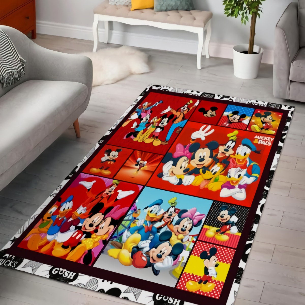 Deschea Wall-e Disney Movie Living Room Area Rug