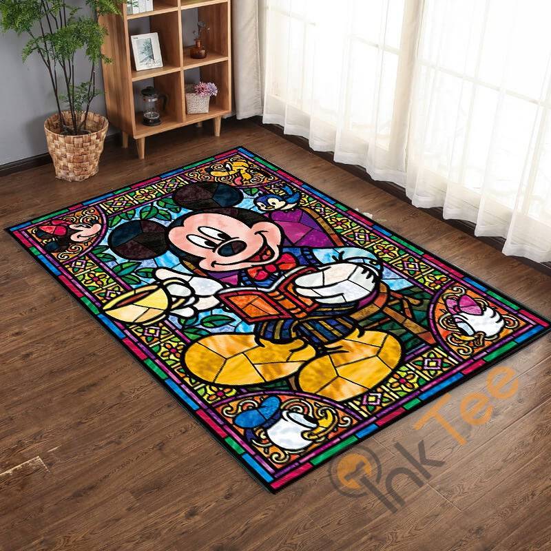 Deschea Sophia Disney Castle Living Room Area Rug