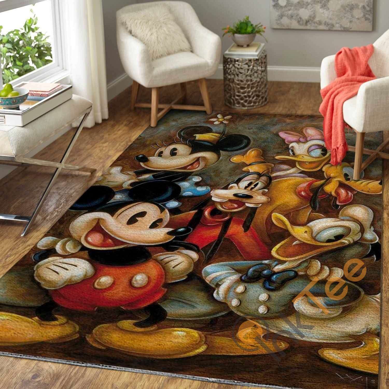 Deschea Mickey Mouse Friends Area Rug