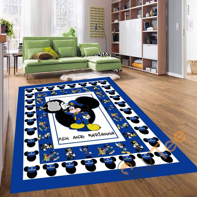 Deschea Maleficent Disney Villains Love Decorative Floor Rug