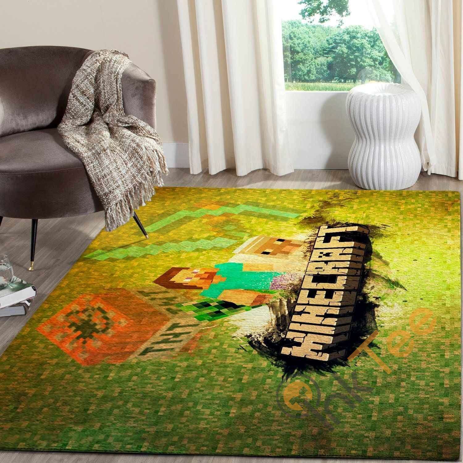 Deschea Minecraft Area Rug