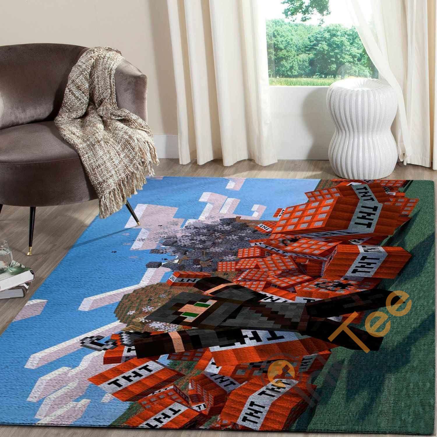 Deschea Minecraft Area Rug