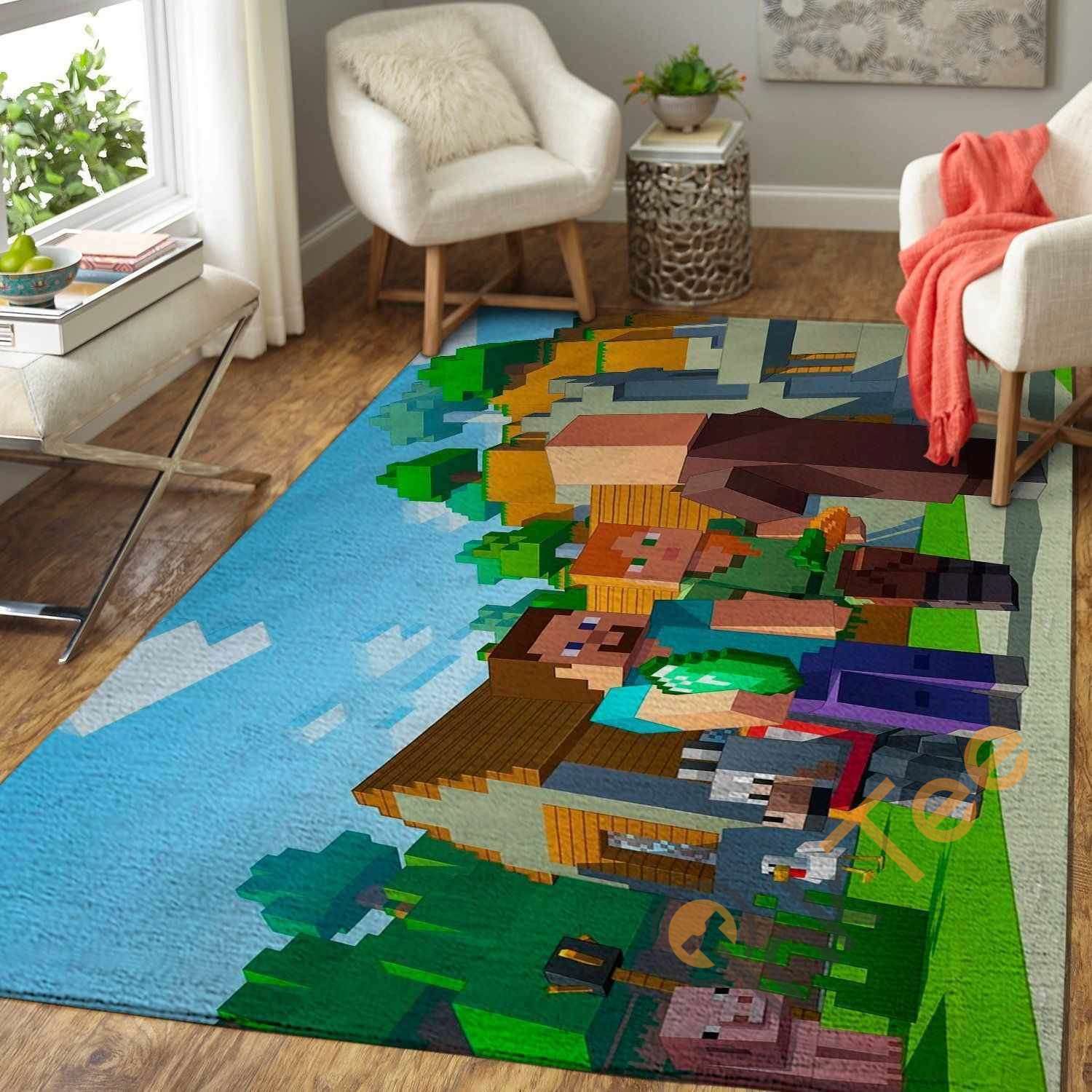 Deschea Minecraft Area Rug