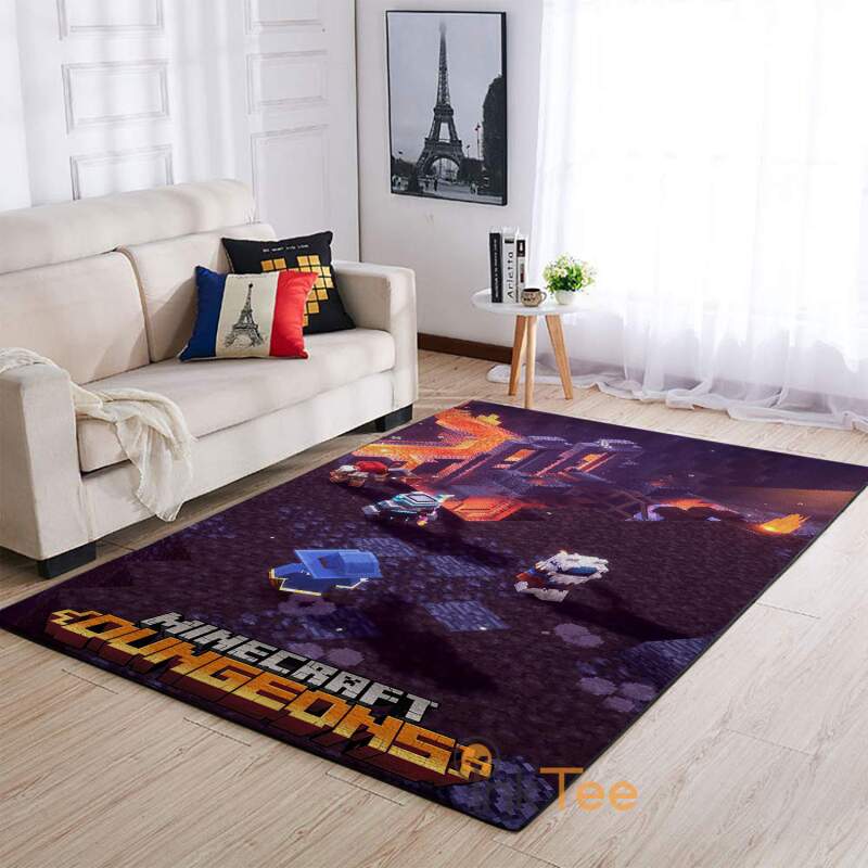 Deschea Minecraft Dungeons3 Area Rug