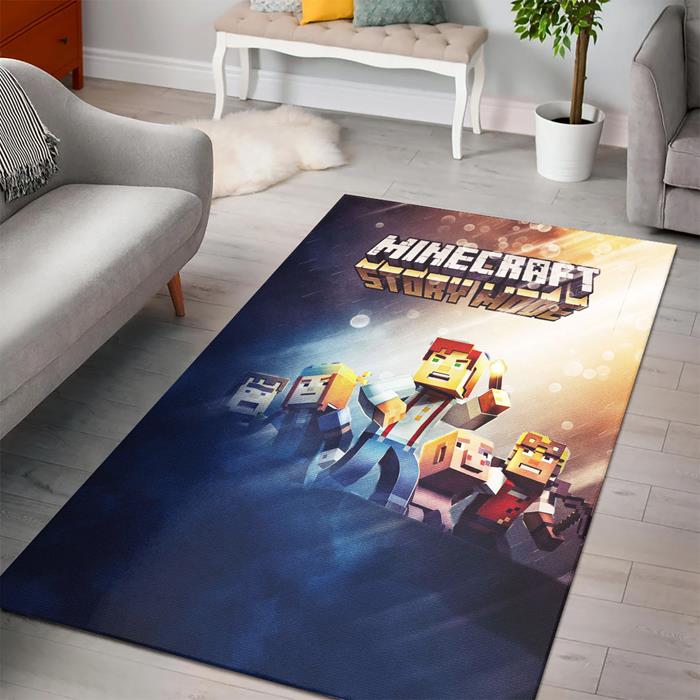 Deschea Minecraft Story Mode Rug – Custom Size And Printing