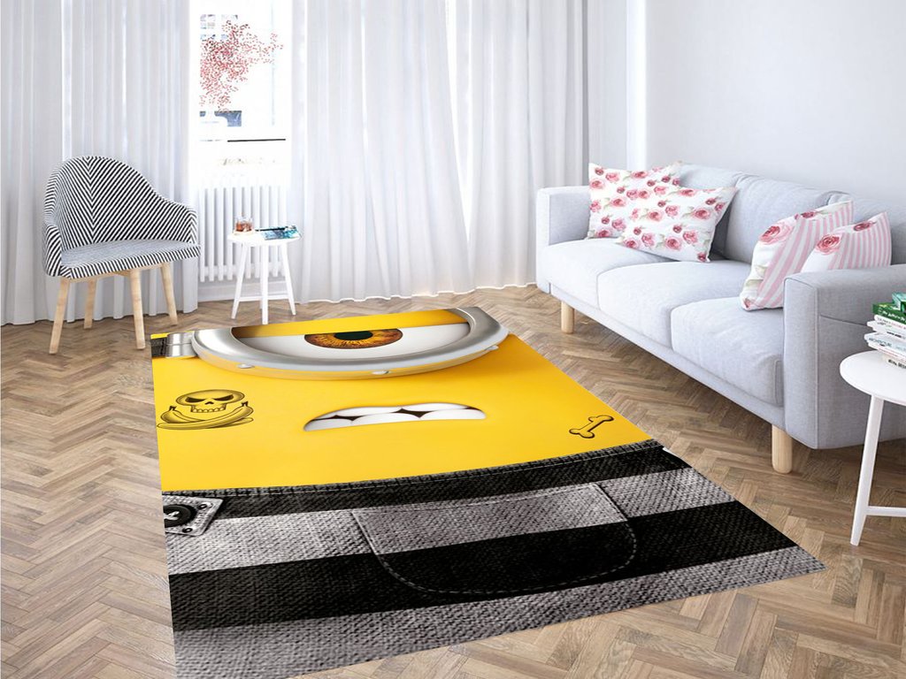 Deschea Minion Rock Living Room Modern Carpet Rug