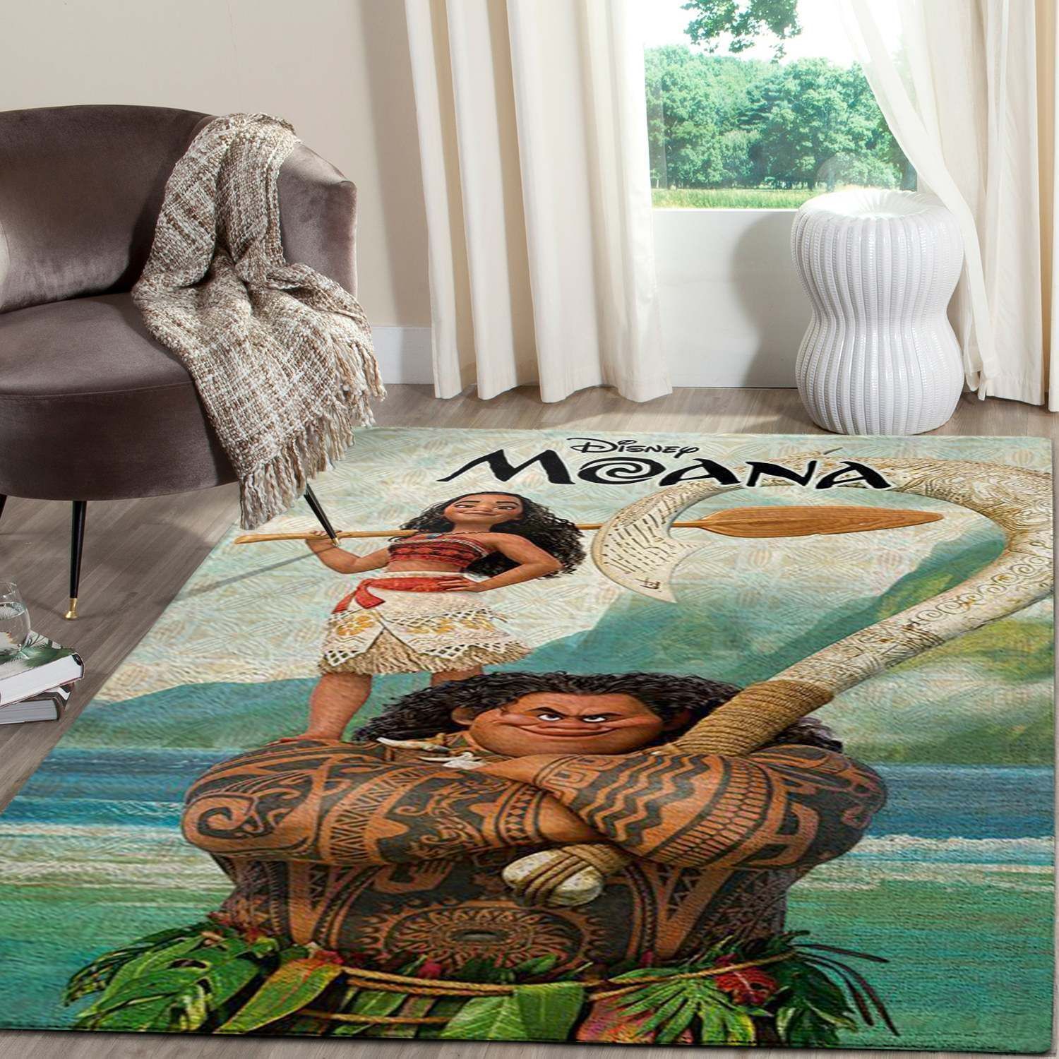 Deschea Moana Disney Movies Area  Fn261245 Rug Regtangle