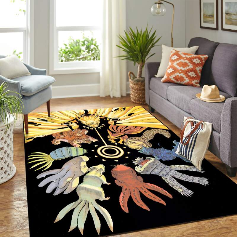 Deschea Naruto Power Carpet Rug