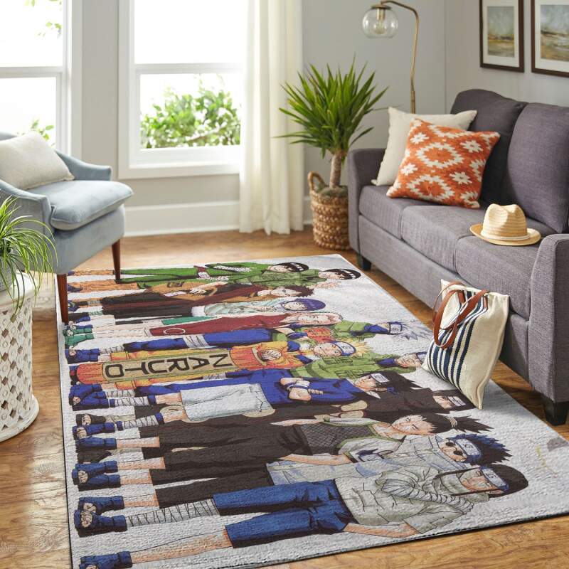 Deschea Naruto Themed Living Room Area Rug