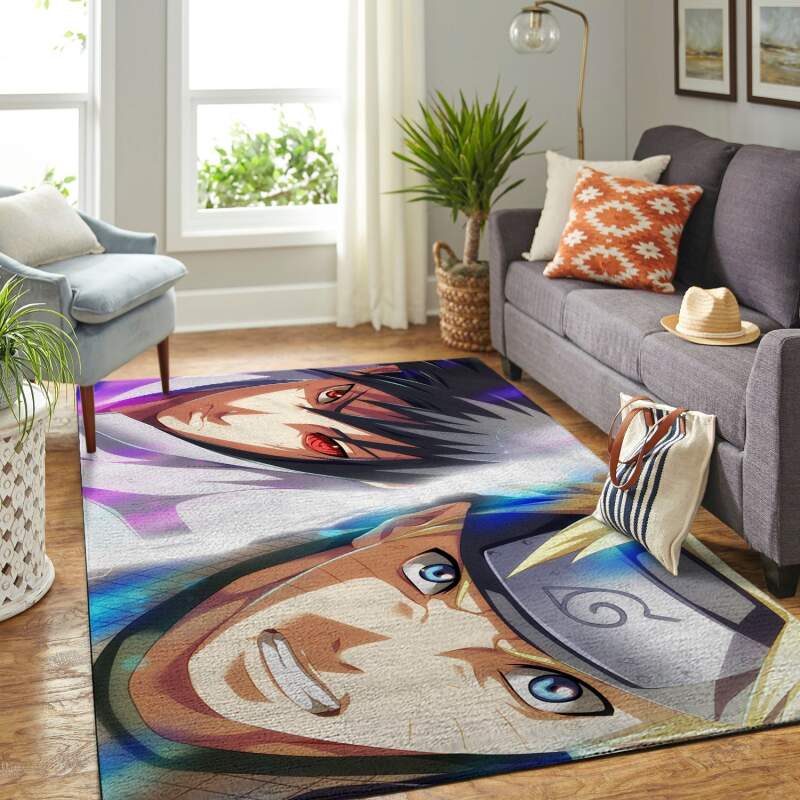 Deschea Naruto Themed Living Room Area Rug