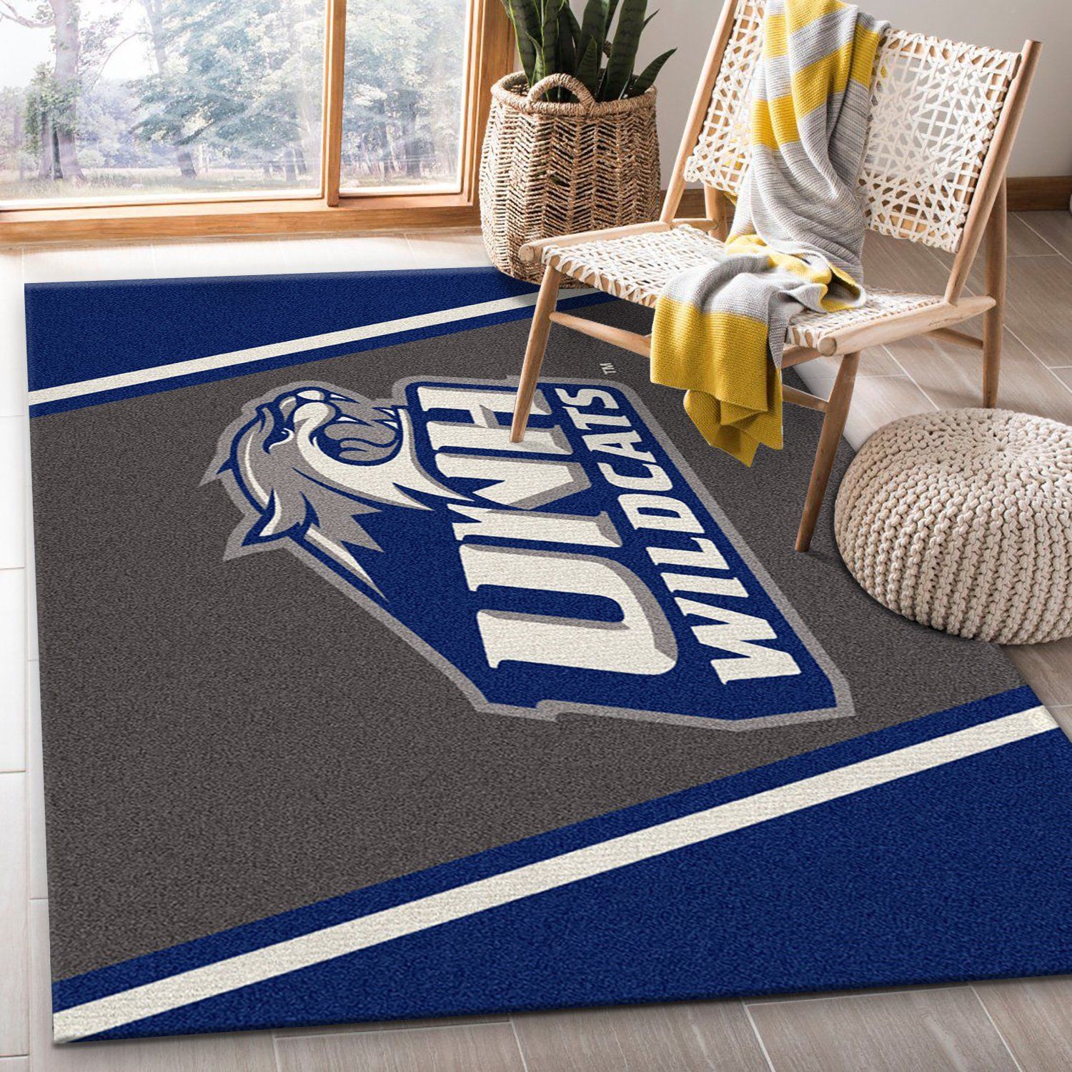 Deschea New Hampshire Wildcats Rug – Custom Size And Printing