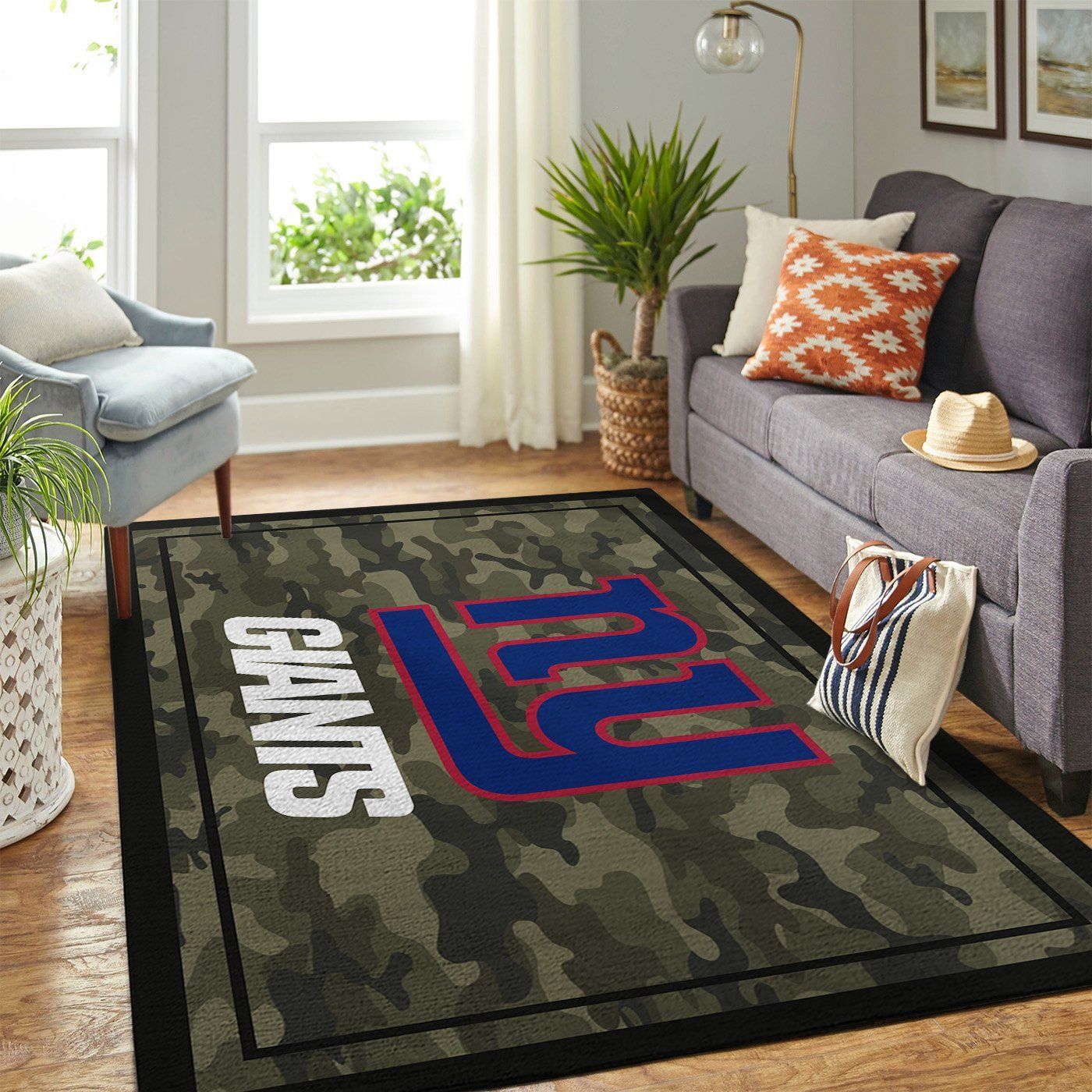 Deschea New York Giants Living Room Area Rug