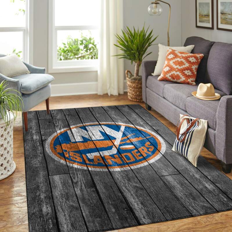 Deschea New York Islanders Living Room Area Rug