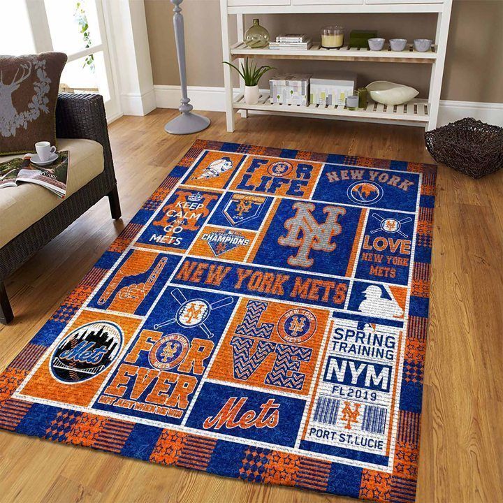 Deschea New York Mets Living Room Area Rug