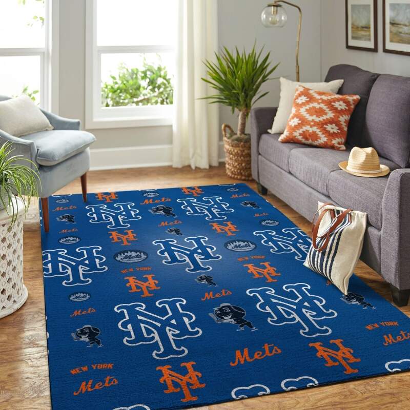 Deschea New York Mets Living Room Area Rug