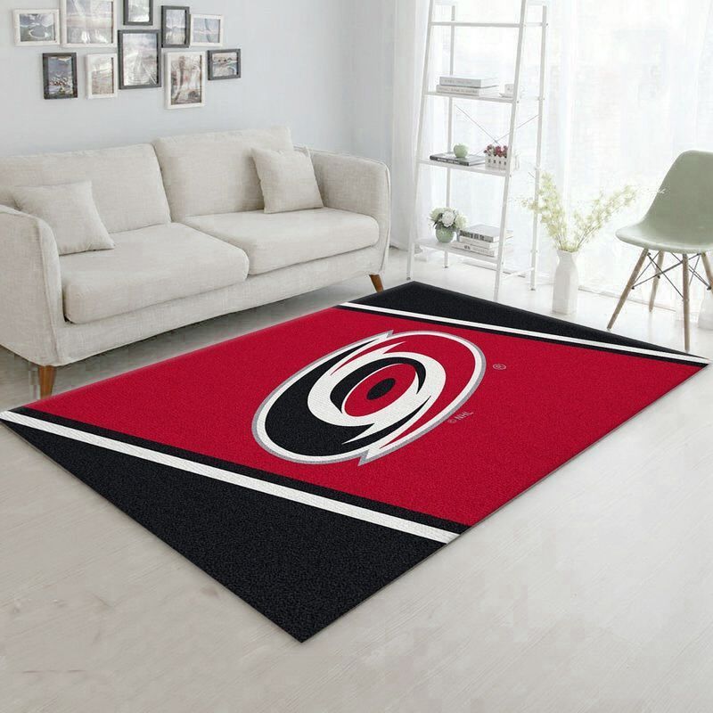 Deschea Nhl Spirit Carolina Hurricanes Area Rug And