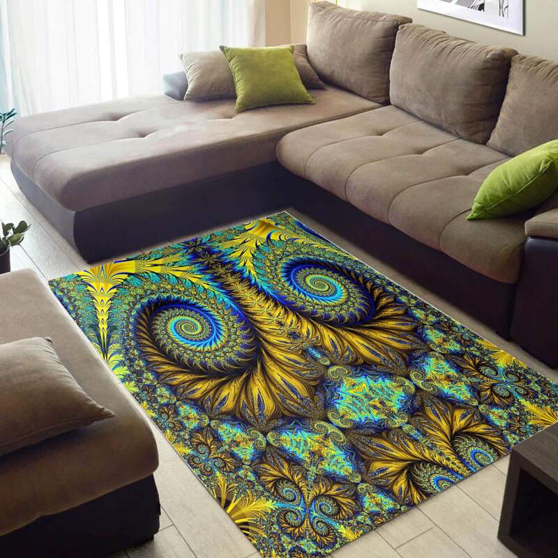 Deschea Nice African Style Attractive Seamless Pattern Carpet Inspired Home Rug