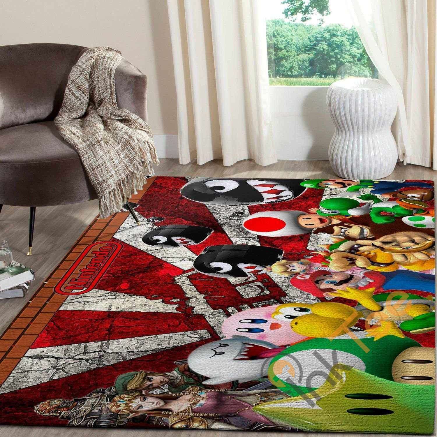 Deschea Nintendo Gamer Area Rug