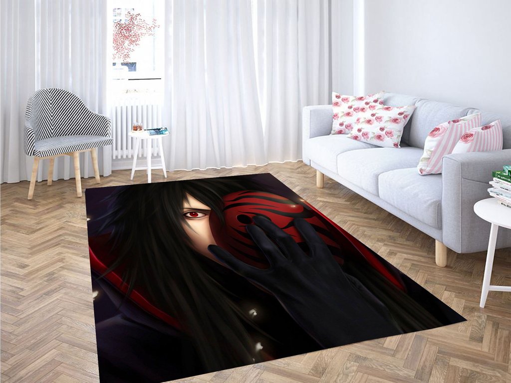 Deschea Obito Uchiha Wallpaper Living Room Modern Carpet Rug