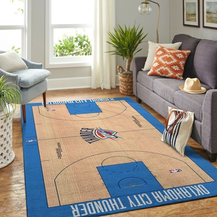 Deschea Oklahoma City Thunder Living Room Area Rug