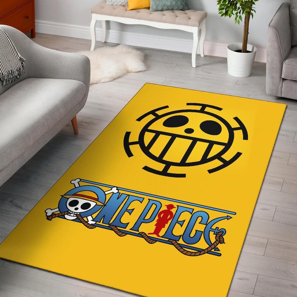 Deschea One Piece Logo Area Rug