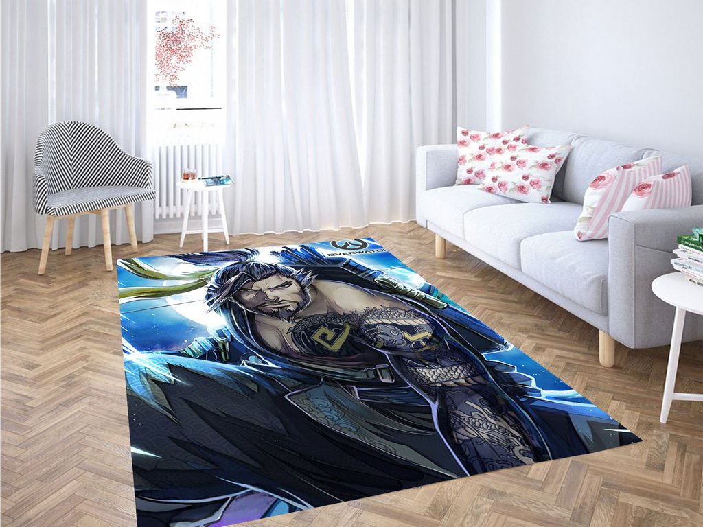 Deschea Overwatch Hanzo Living Room Modern Carpet Rug