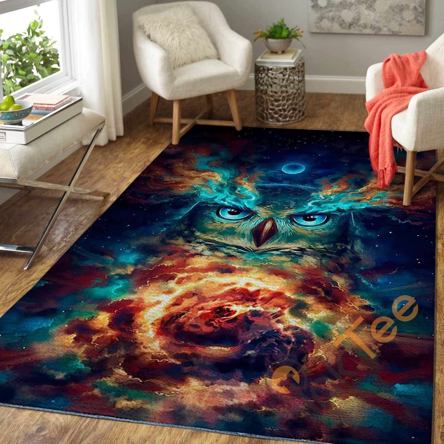 Deschea Owl Area Rug