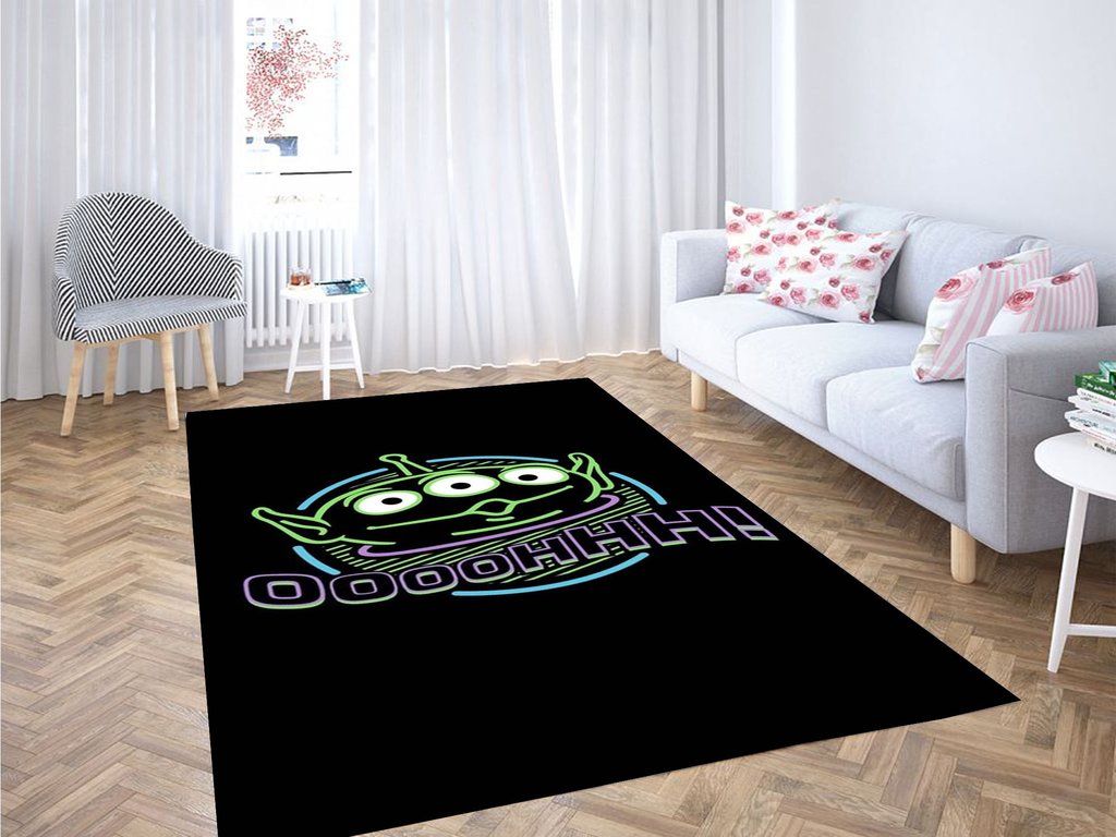 Deschea Oy Story Aliens Background Wallpaper Living Room Modern Carpet Rug