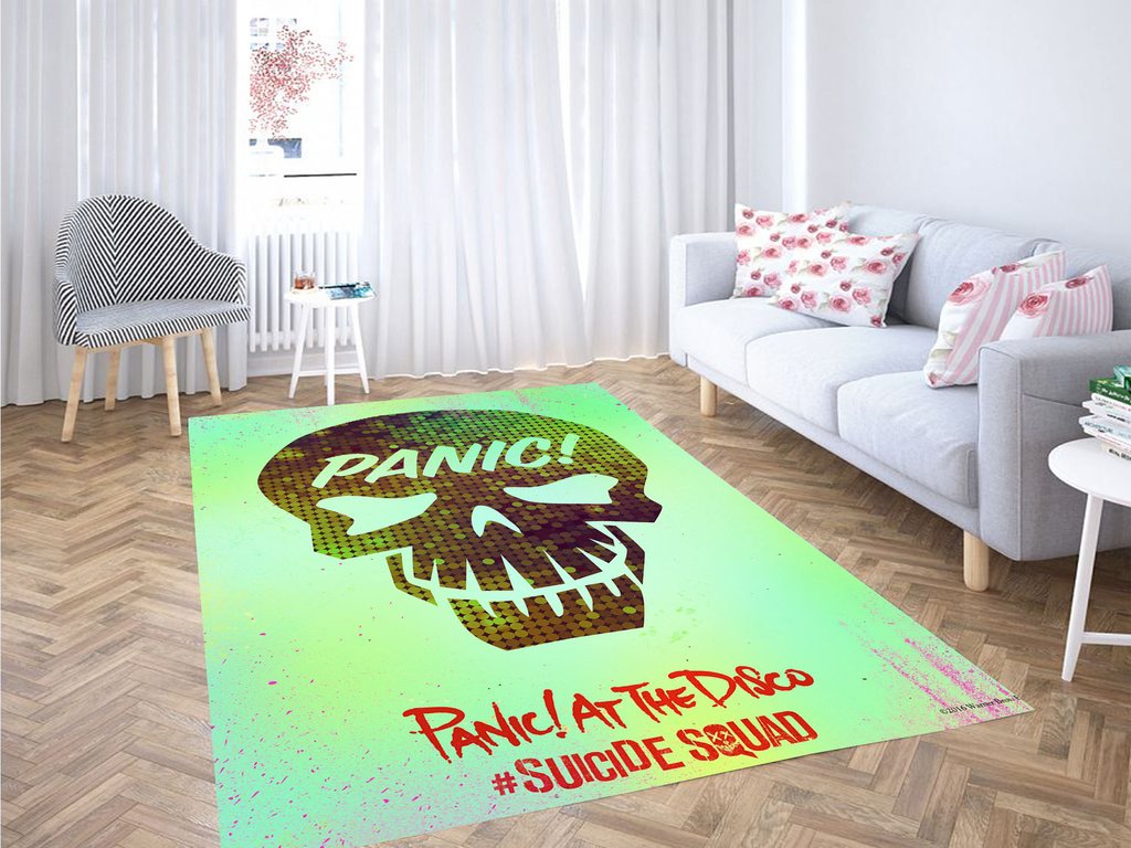 Deschea Panic At The Disco Suicide Squad Living Room Modern Carpet Rug