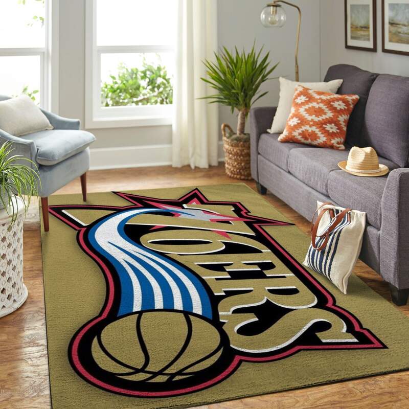 Deschea Philadelphia 76ers Living Room Area Rug