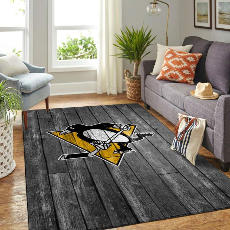 Deschea Pittsburgh Penguins Living Room Area Rug