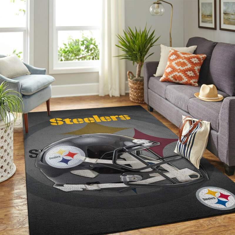 Deschea Pittsburgh Steelers Living Room Area Rug