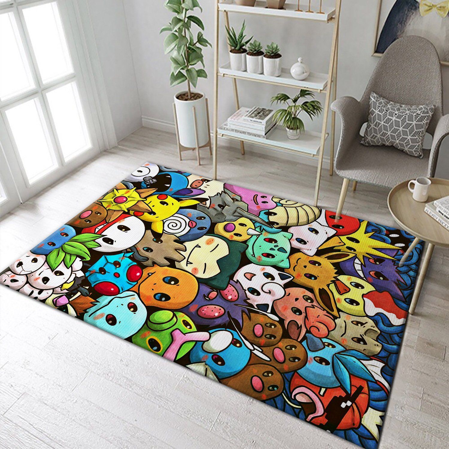 Deschea Pokemon Go Rug– Custom Size And Printing