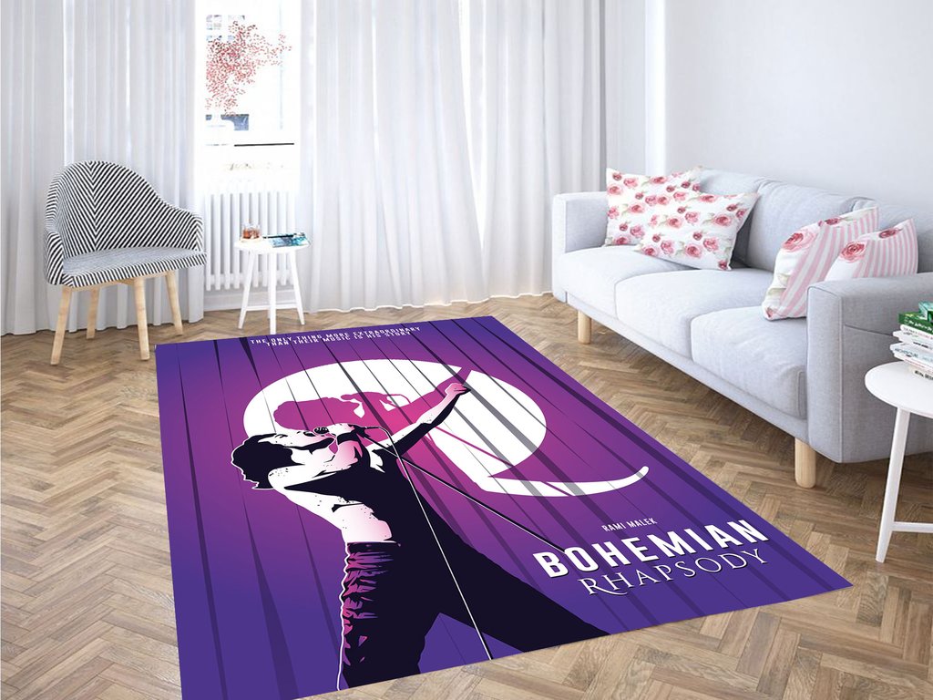 Deschea Queen Bohemian Rhapsody Living Room Modern Carpet Rug