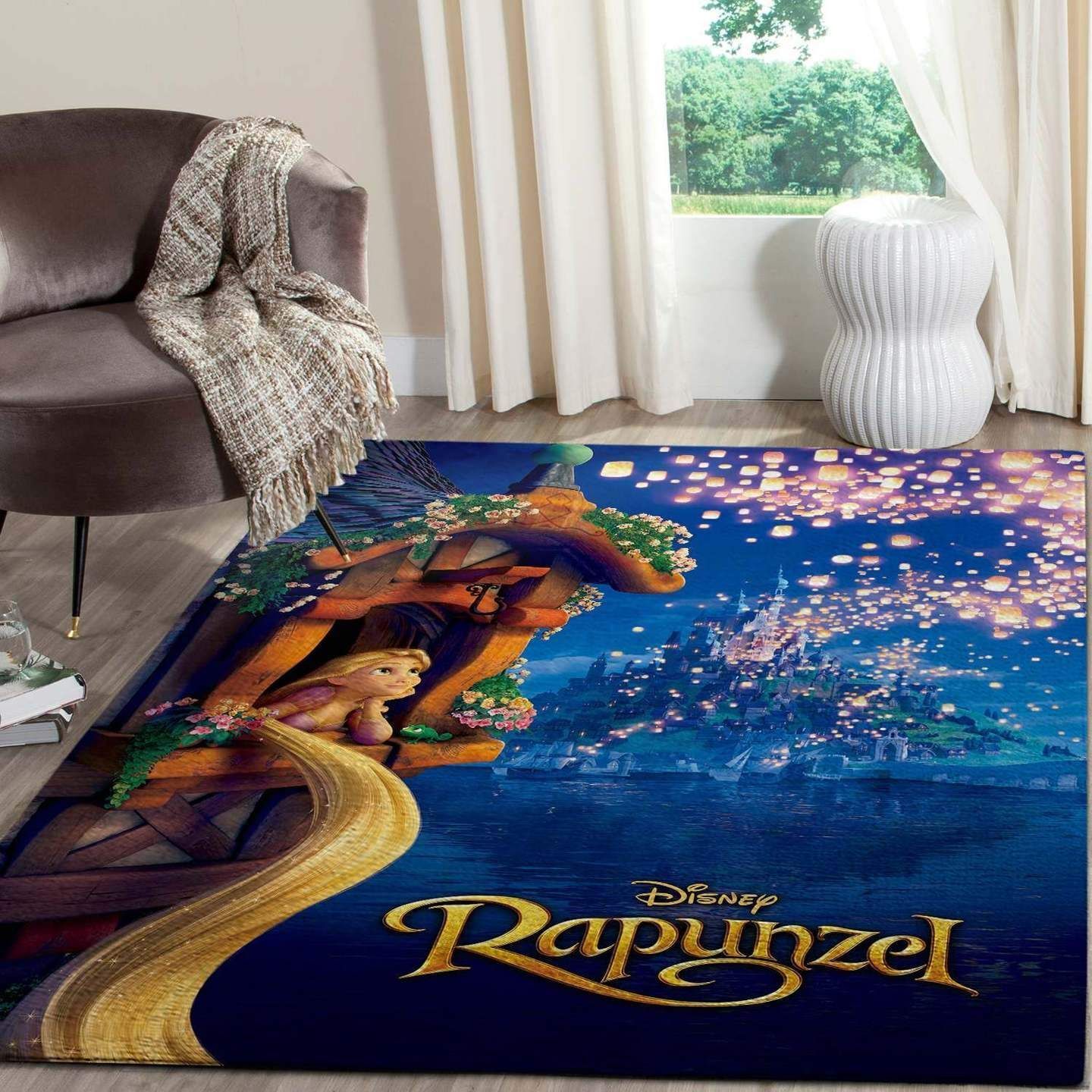 Deschea Rapunzel Tangled Rug Disney Regtangle