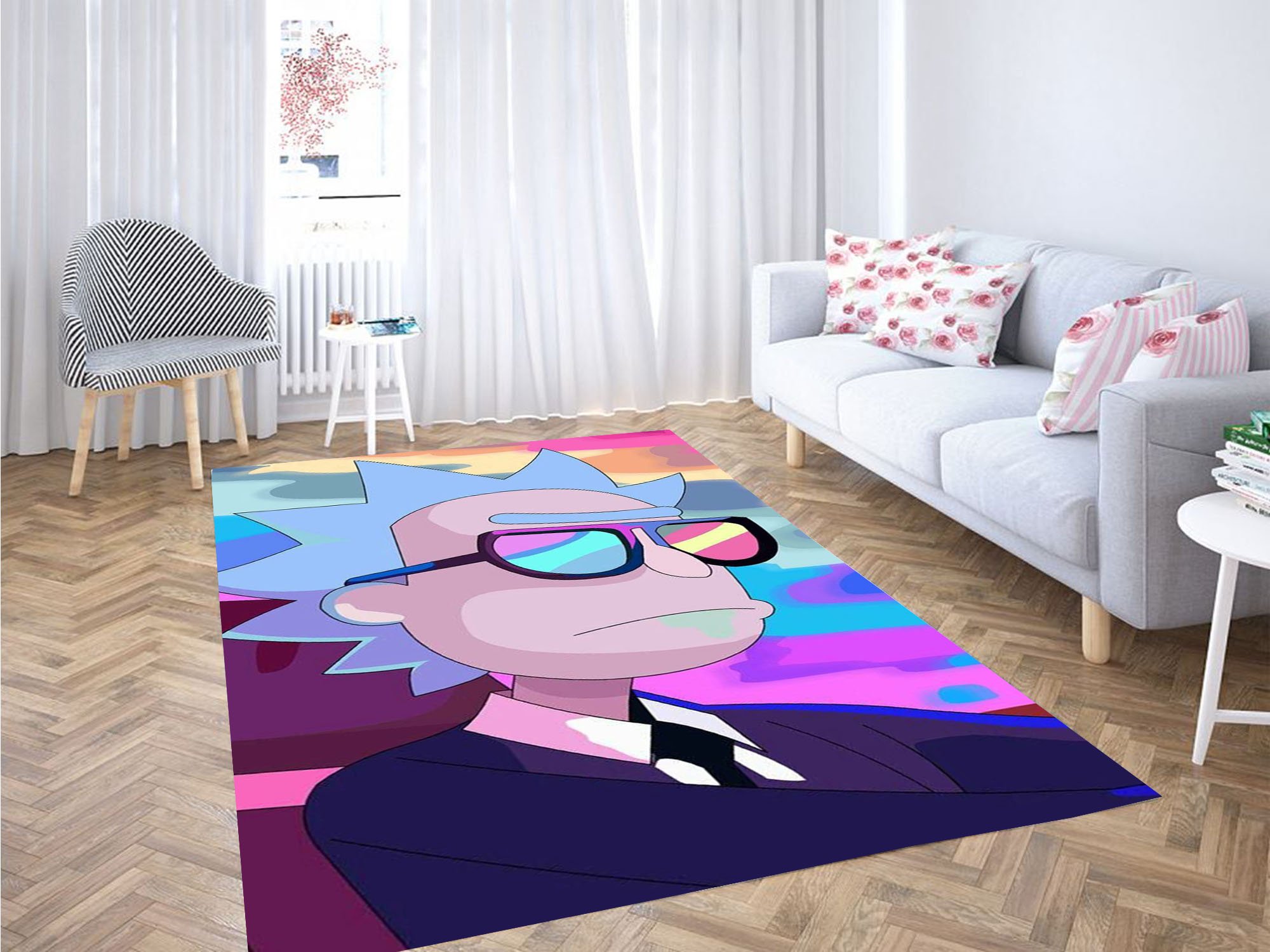 Deschea Rick And Morty Mejores Carpet Rug