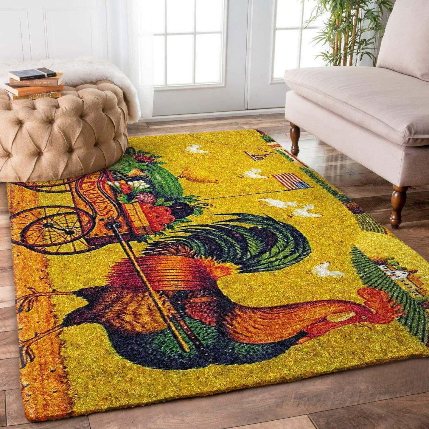 Deschea Rooster BL2809159R Rug