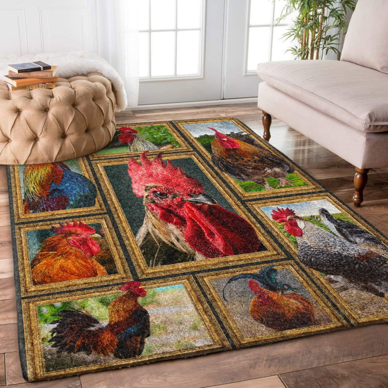 Deschea Rooster HN1101367R Rug