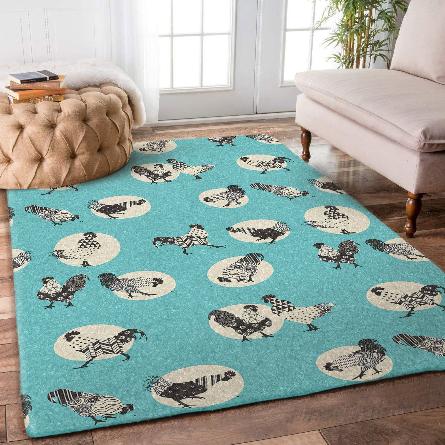 Deschea Roosters HV0301138M Rug