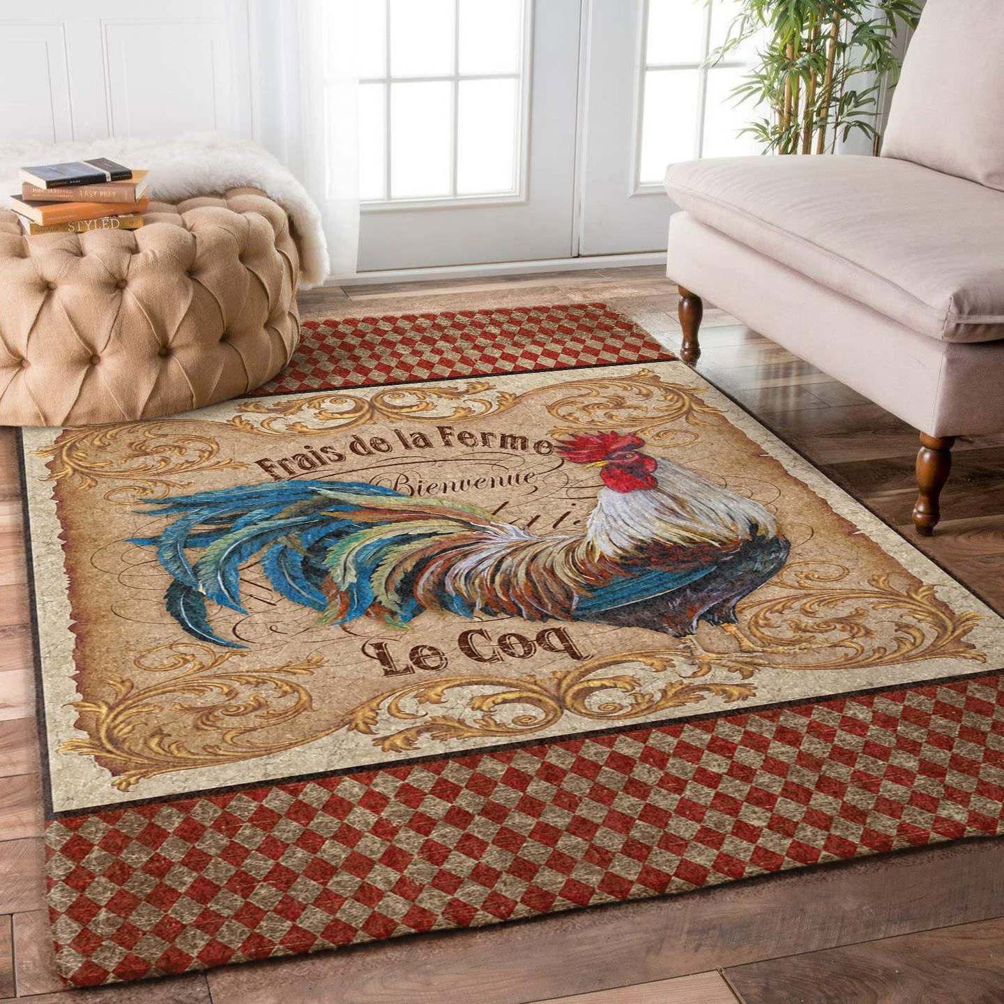 Deschea Rustic Rooster AA0910098M Rug