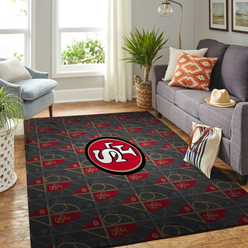 Deschea San Francisco 49ers Living Room Area Rug