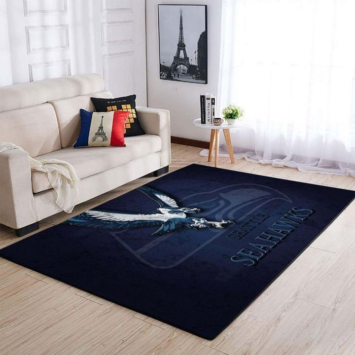 Deschea Seattle Seahawks Living Room Area Rug