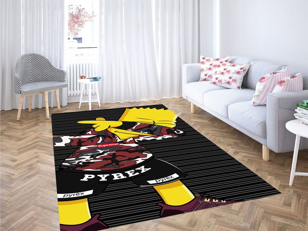 Deschea Simpsons Hype Living Room Modern Carpet Rug