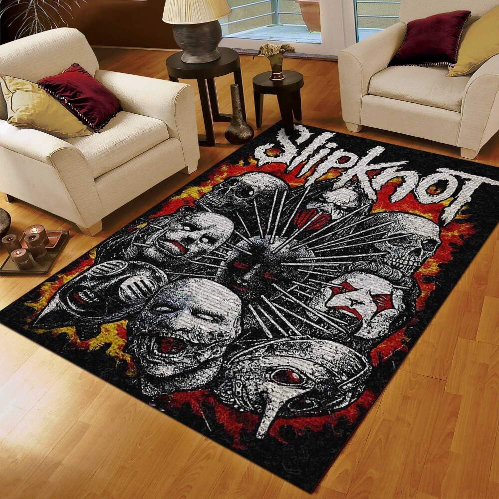 Deschea Slipknot Area Rug Music Ofd 190911 Area