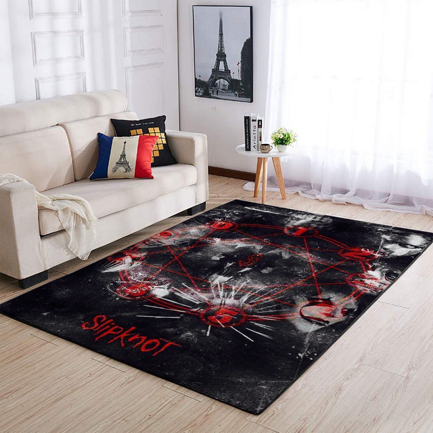 Deschea Slipknot Area Rug Music Ofd 1910123 Area