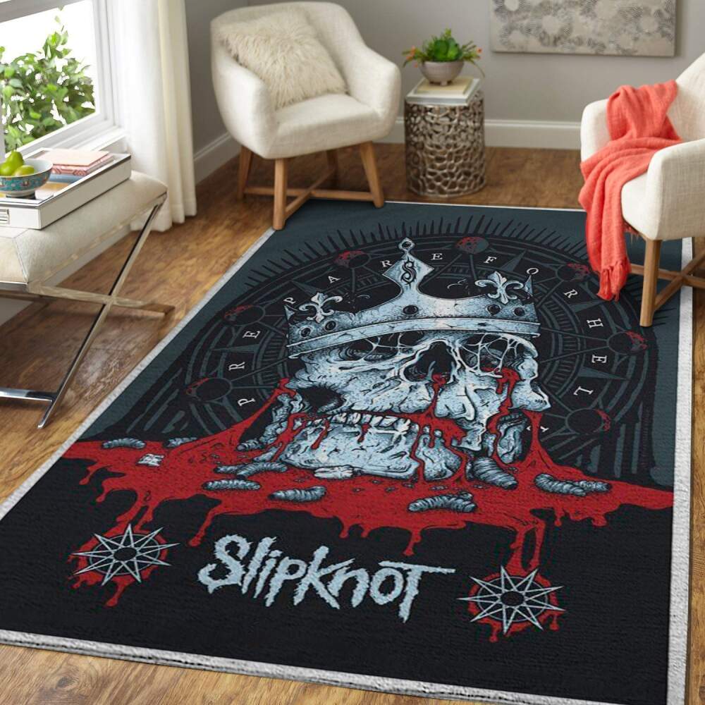 Deschea Slipknot Area Rug Music Ofd 1910125 Area