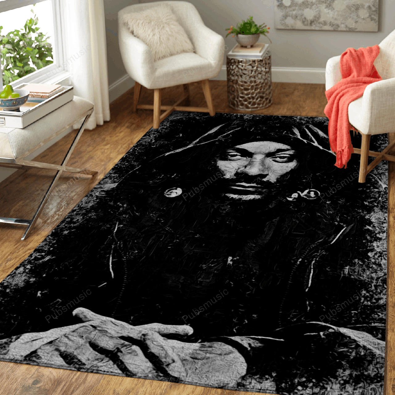 Deschea Snoop Dogg Music Monochrome Art For Fans Area