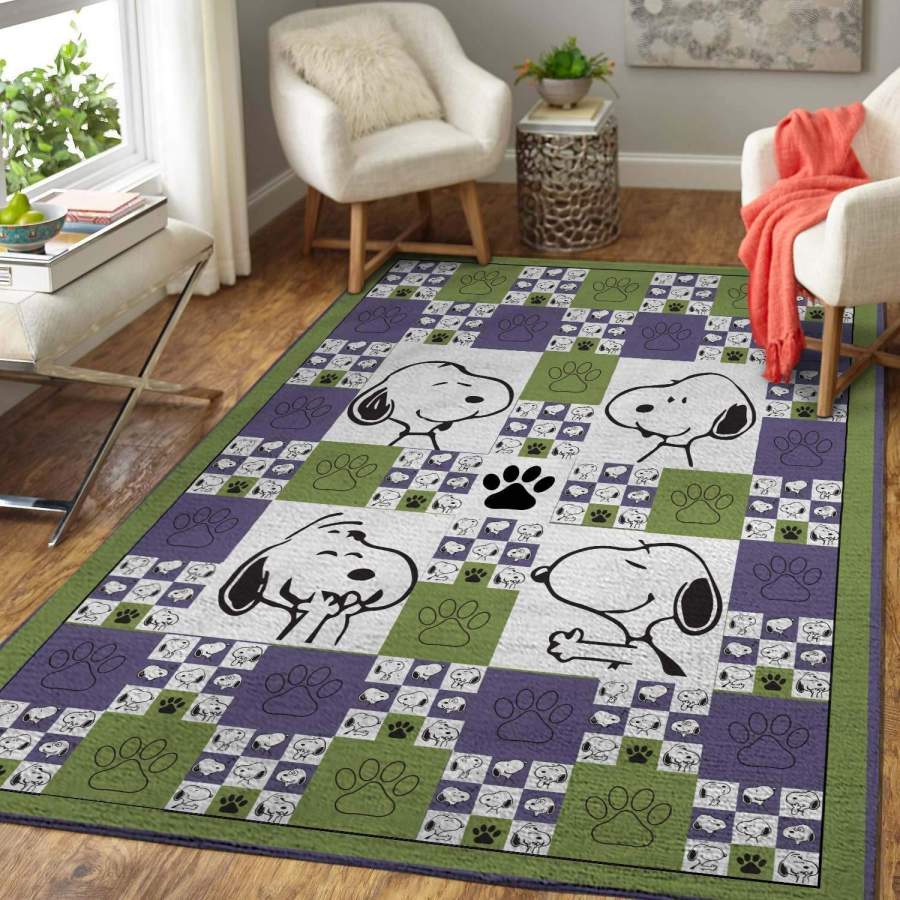 Deschea Snoopy Area Rug Disney Movie