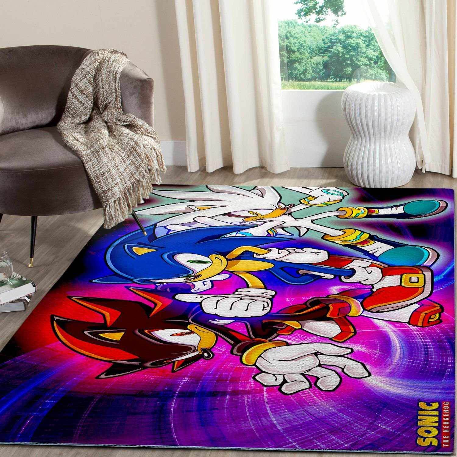 Deschea Sonic The Hedgehog Area Rug