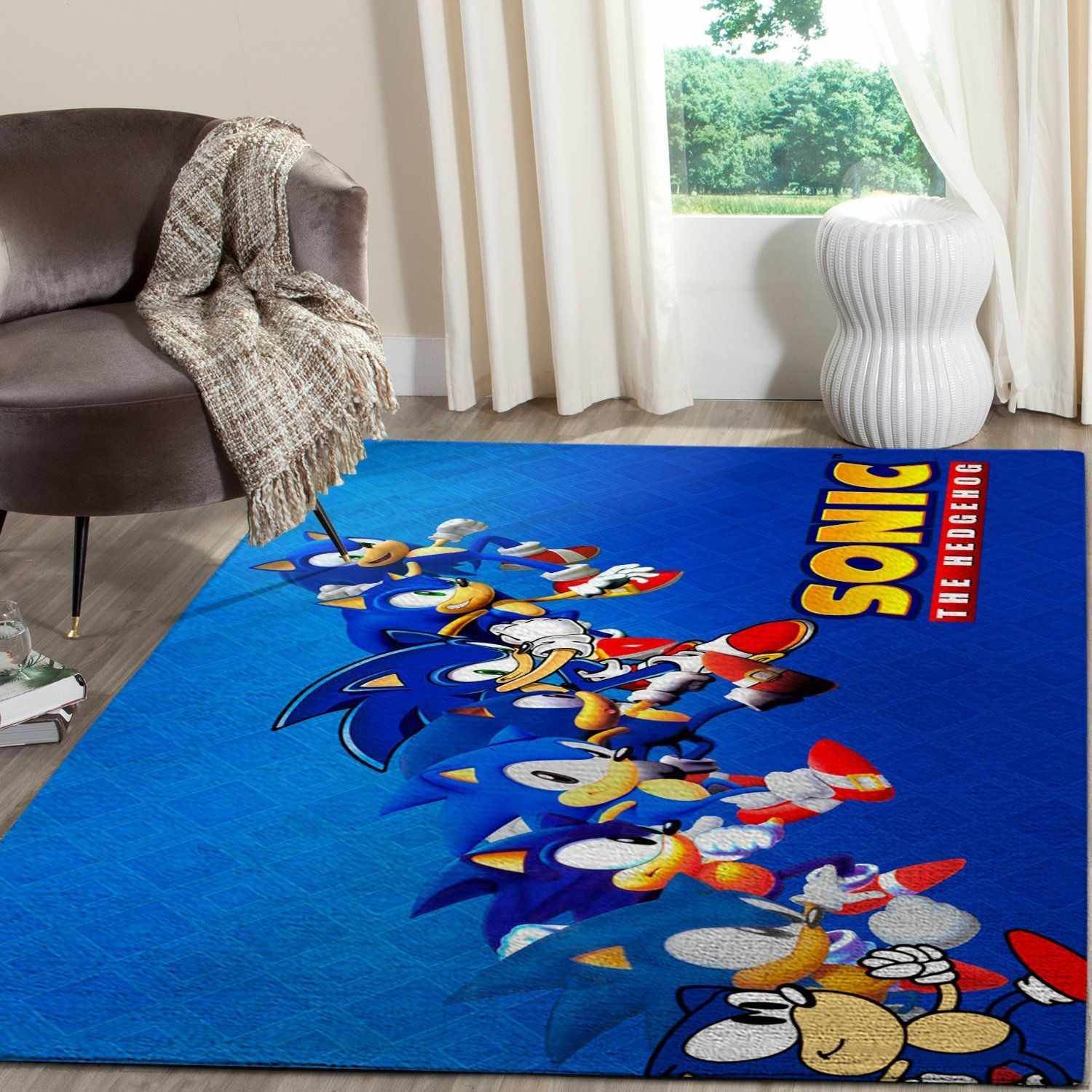 Deschea Sonic The Hedgehog Area Rug